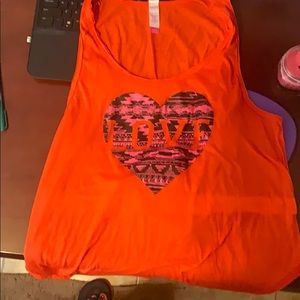 Orange/reddish tank top